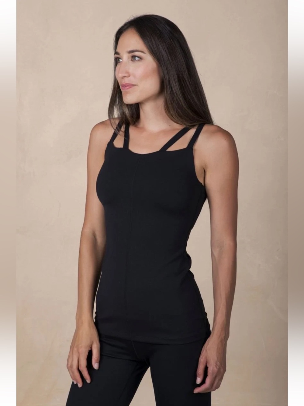 Kira Grace Warrior Caged Yoga Black Top S ($128) NWOT
